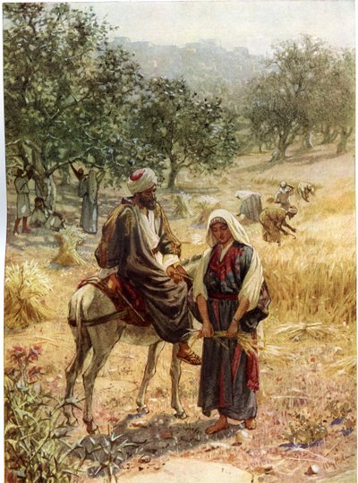 Boaz a Ruth - Bible od William Brassey Hole