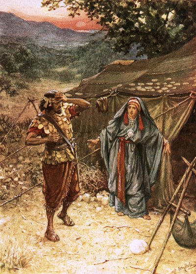 Jael a Sisera od William Brassey Hole