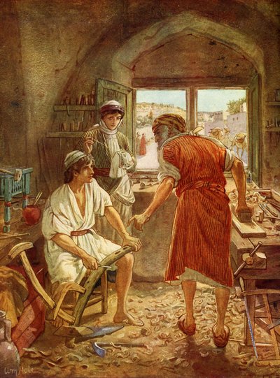 Ježíš jako mladý muž - Bible od William Brassey Hole