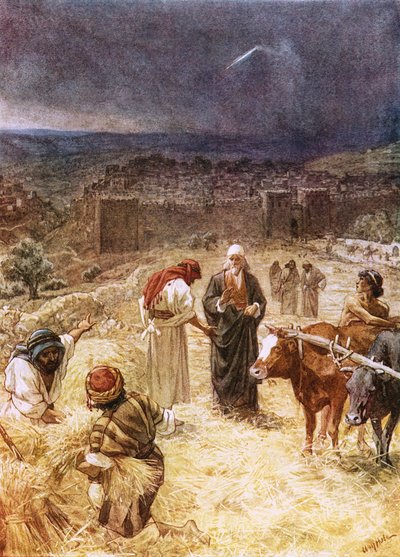 Král David kupuje mlat od William Brassey Hole