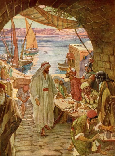 Matouš (Levi) je povolán, aby se stal učedníkem - Bible od William Brassey Hole