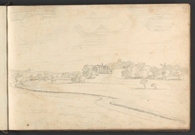Hrad Powderham od William Brockedon