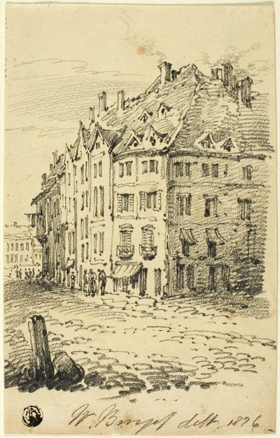 Městská ulice od William Burges