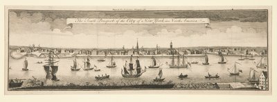Jižní prospekt města New York v Severní Americe od William Burgis