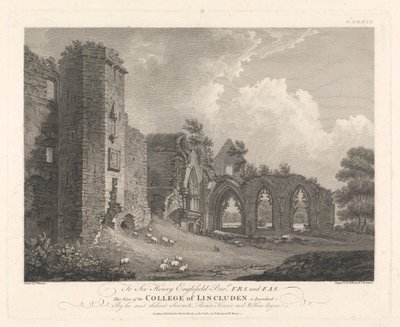 Ruiny College of Lincluden od William Byrne