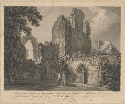 Pohled na Leiston Abbey od William Byrne