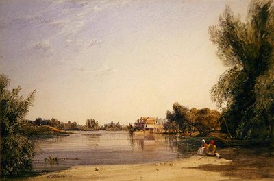 Mlýn na Seině od William Callow
