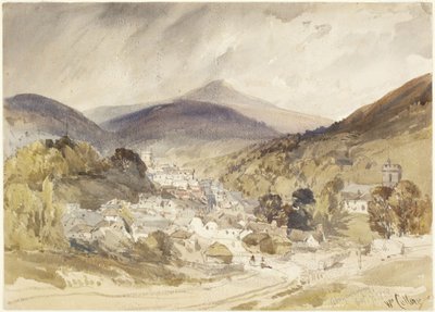 Abergavenny od William Callow