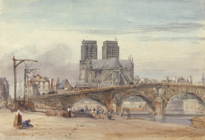 Notre-Dame, Paříž od William Callow