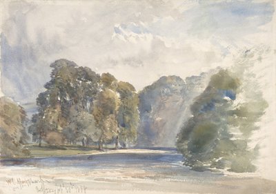 On the Wharfe, Bolton Abbey, 30. září 1858. od William Callow