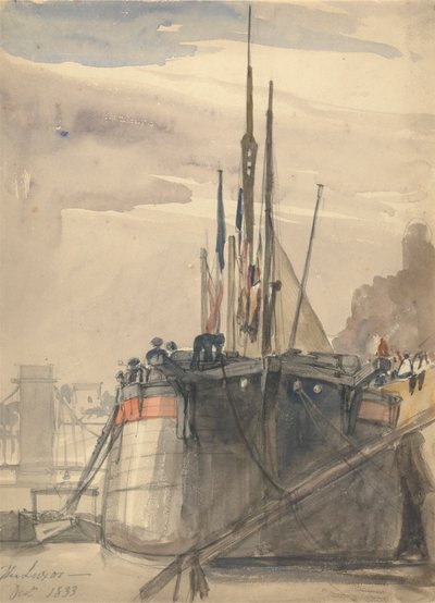 Luxor, Paříž, prosinec 1833 od William Callow