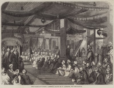 Shah Hamdan Masjid, Kašmír od William Carpenter