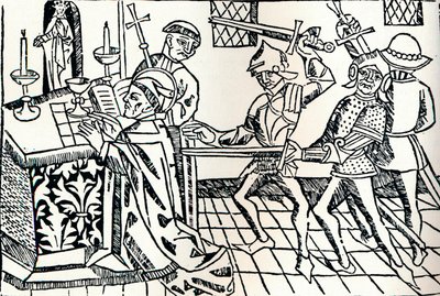 Umučení svatého Tomáše z Canterbury, c1484 od William Caxton