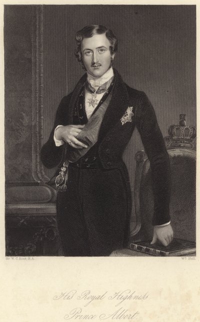 Jeho královská výsost princ Albert (rytina) od William Charles (after) Ross