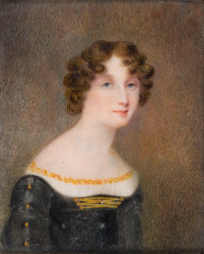 Portrét Georginy Elizabeth Moncreiffové, manželky druhého hraběte z Bradfordu (1792-1842) od William Charles Ross