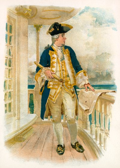 Admirál, 18. století od William Christian Symons