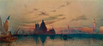 La Santa Salute, ze San Giorgio, Benátky, c1872 od William Collingwood Smith