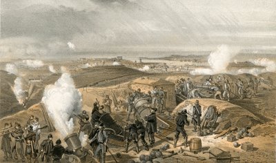 Horký den v Batteriích od William Crimea Simpson