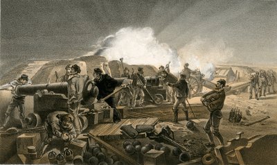 Horká noc v Batteriích od William Crimea Simpson