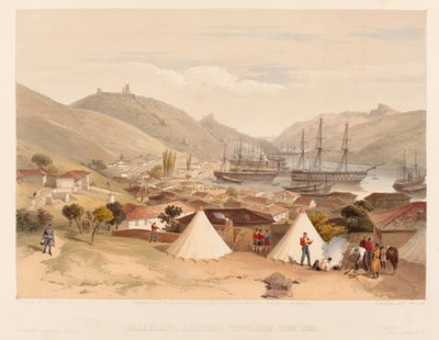 ?Balaklava při pohledu na moře?, 1855 od William Crimea Simpson