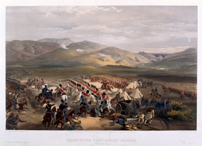 Obvinění z těžké brigády v bitvě u Balaclavy, 1854 od William Crimea Simpson