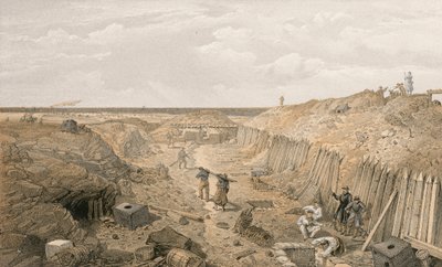 Příkop Bastion du Mat od William Crimea Simpson