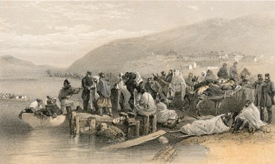 Nalodění nemocných na Balaklavě od William Crimea Simpson
