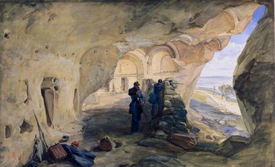 Galerie v Inkerman od William Crimea Simpson