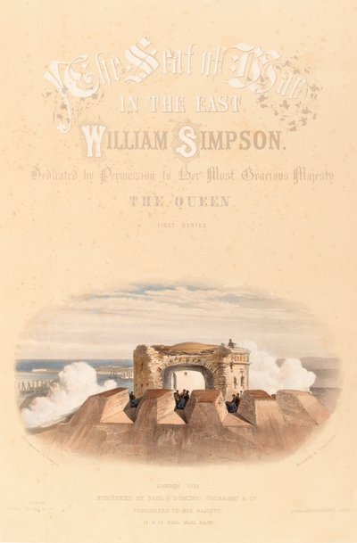 ?Malakoff nebo kulatá věž?, c.1855 od William Crimea Simpson