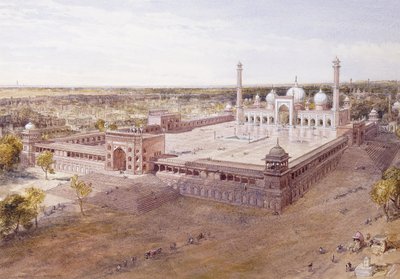 Jami Masjid, Dillí, 1864 od William Crimea Simpson
