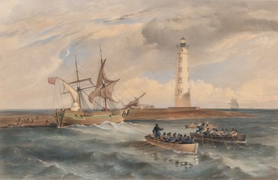 ?Maják na mysu Chersonese, při pohledu na jih? od William Crimea Simpson