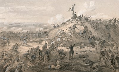 Útok na Malakoff od William Crimea Simpson