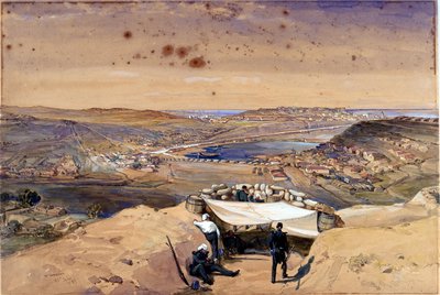 ?Městské baterie nebo vnitřní opevnění Sebastopolu, 23. června 1855? od William Crimea Simpson