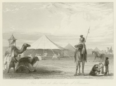 Aliho stan v táboře Benonn od William Daniell
