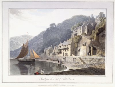 Clovelly, na pobřeží Severního Devonu od William Daniell