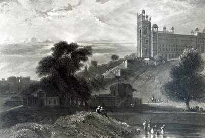 Fatehpur Sikri poblíž Agra, vyryto R. Brandardem (rytina) od William Daniell