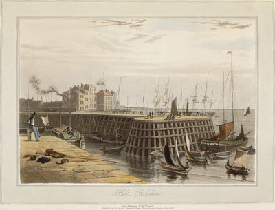 Hull, Yorkshire od William Daniell