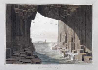 Ve Fingalově jeskyni, Staffa, Skotsko, 1829 od William Daniell