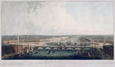 Navrhovaný London Bridge, Londýn, 1802. od William Daniell