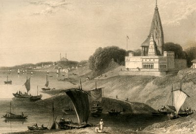 Bernarská pagoda, Benares, 1835. od William Daniell