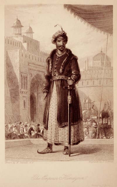 Císař Humayoon od William Daniell