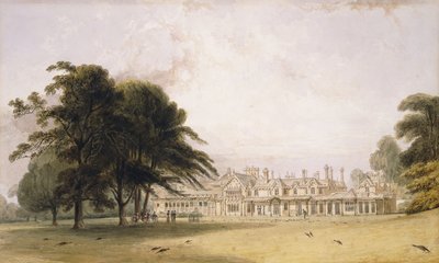 Královská lóže, Windsorský park, od William Daniell