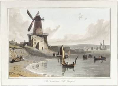 The Towns-end Mill, Liverpool, 1814-1825 od William Daniell
