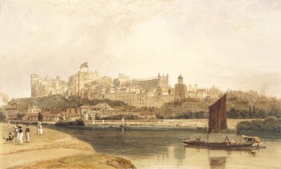 Hrad Windsor od William Daniell