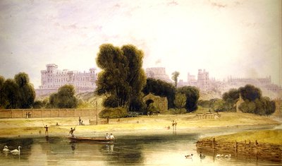 Hrad Windsor z Etonu, Berkshire od William Daniell