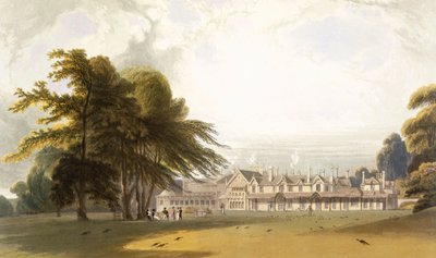 Windsorský park: Královská lóže, c1827-30. od William Daniell