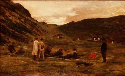 The Rifle Range (olej na papíře) od William Darling McKay