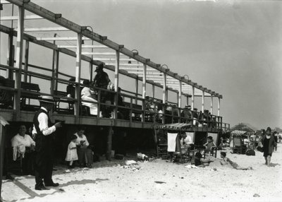 Plážová scéna, Coney Island, cca 1910-21 od William Davis Hassler