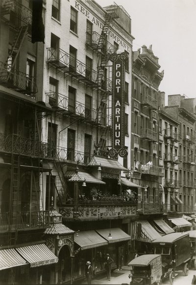 Restaurace Port Arthur, 7 Mott Street, New York City, 1919 od William Davis Hassler