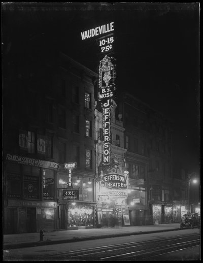 Jefferson Theatre, New York City, 6. ledna 1917 od William Davis Hassler